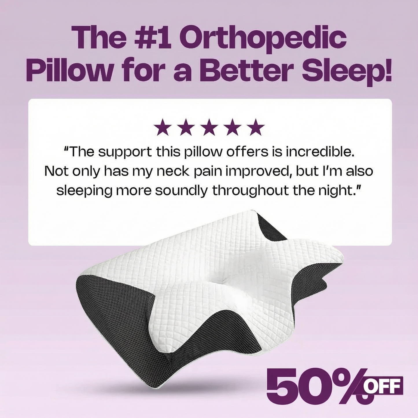 Glowula - Anti Snoring Pillow