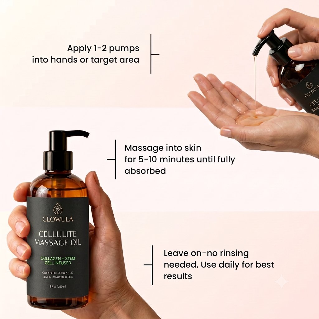 Glowula Cellulite Massage Oil lifestyle
