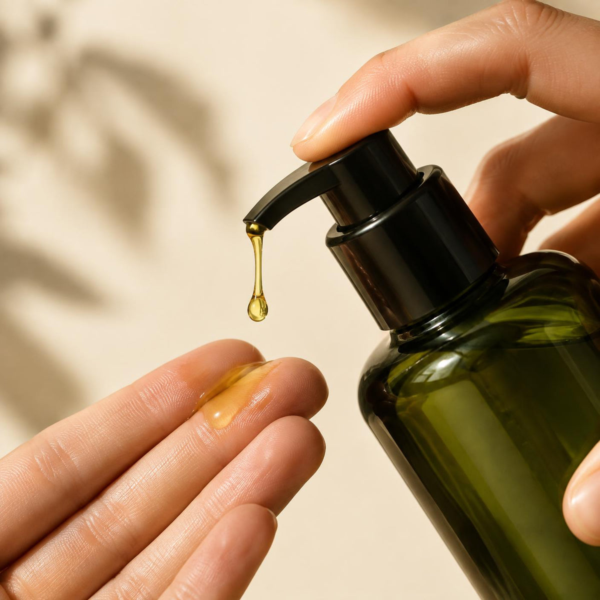 Glowula Cellulite Massage Oil pump close-up